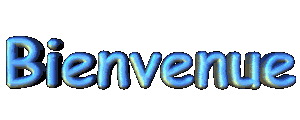 bienvenue bleu qui tourne